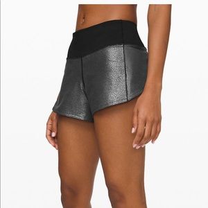 Foil Lulu lemon running shorts